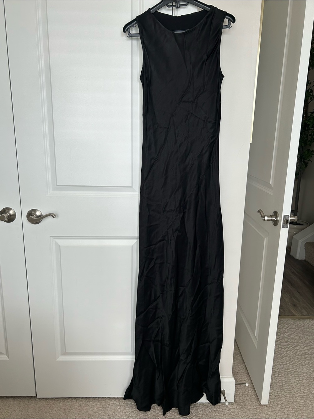 Mango Black Sleeveless Maxi Dress